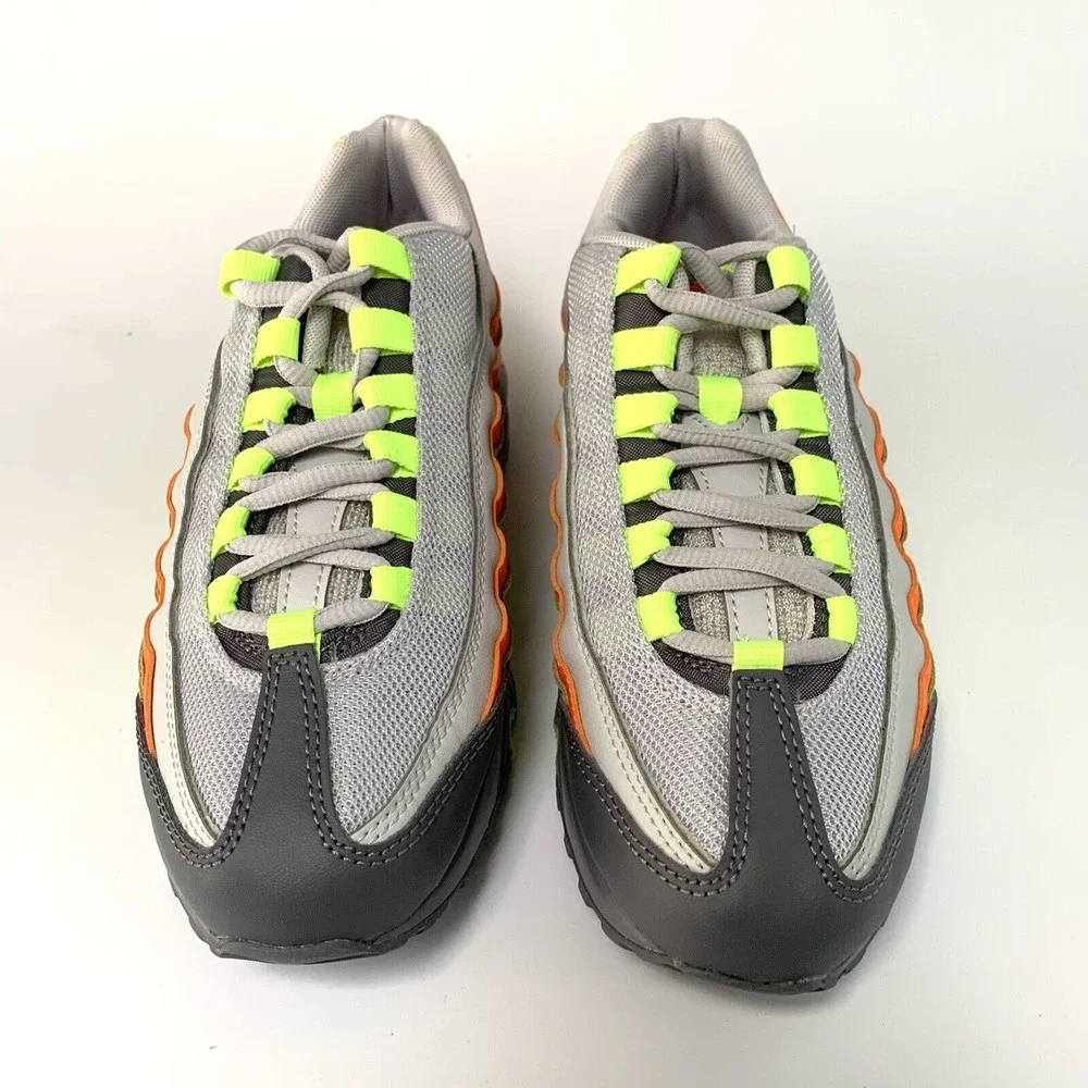 Nike Kids Air Max 95 905348-019 Gray Lace Up Running Shoes Size 4Y / Women’s 5.5 - Picture 7 of 7